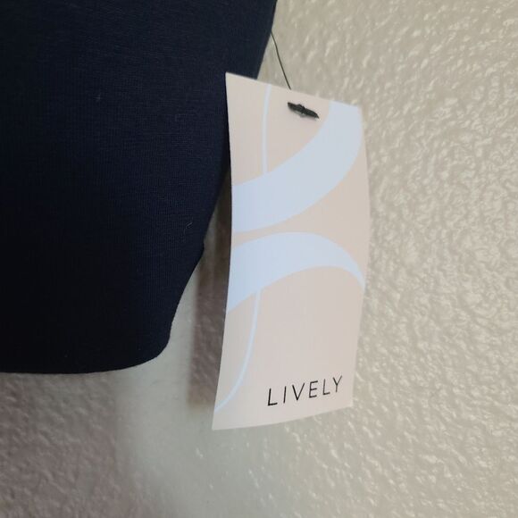 NEW lively all day deep v no-wire bra navy and silver 34DD - Picture 4 of 5